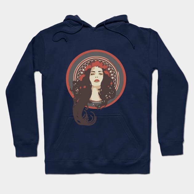 lana del rey art Hoodie by Suwitemen